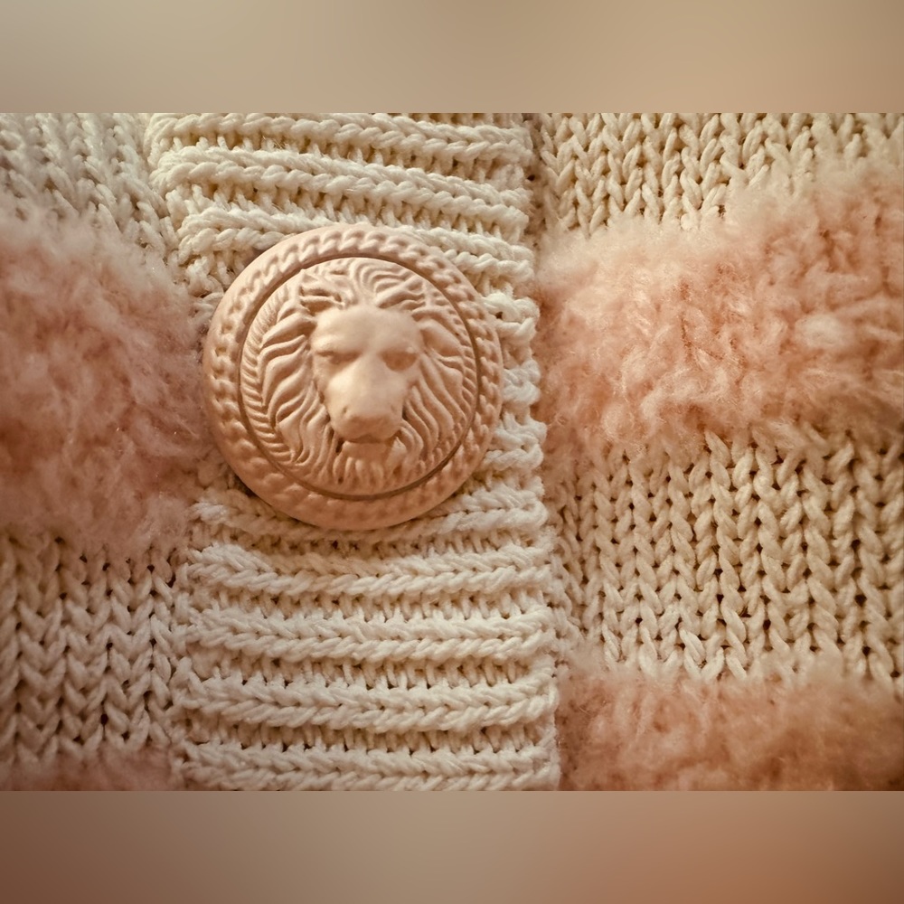 Balmain Fluffy Striped Wool Tweed Mini Skirt - Picture 4 of 11